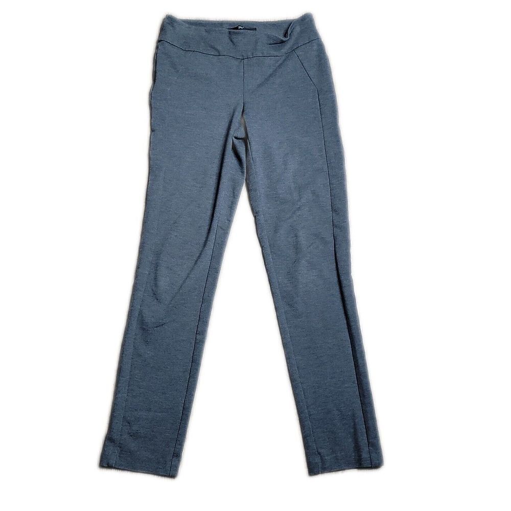 Up! Pull On Stretchy Skinny Pants ~ Sz 6 ~ Mid Rise ~ Gray ~ 30.5" Inseam